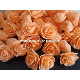   habrózsa / polifoam rózsa fej, BARACK / BARACKVIRÁG (3 cm) - 20 db / csomag