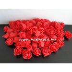 habrózsa / polifoam rózsa fej, PIROS (3 cm) - 20 db / csomag