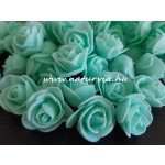 habrózsa / polifoam rózsa fej, MENTA (3 cm) - DARABRA!