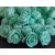 habrózsa / polifoam rózsa fej, MENTA (3 cm) - DARABRA!