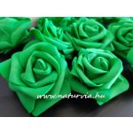 habrózsa / polifoam rózsa fej, ZÖLD (6 cm) - DARABRA!