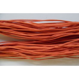 Szintetikus bőrszál, NARANCSSÁRGA 2 mm*75 cm