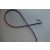 Fonott bőr nyaklánc szerelékkel, LILA 3 mm*42 (50) cm