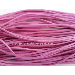 Szintetikus bőrszál, RÓZSASZÍN 2 mm*75 cm