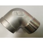 rozsdamentes, külső-belső menetes ív / csőív / könyök (saválló) KB 1 1/4" (90 fokos) = 5/4"