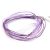 organza szalagos lánc alap (multiszalag) 44-48 cm, VILÁGOS LILA / LEVENDULA LILA