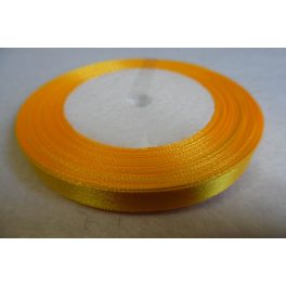 Szatén szalag, 10 mm (méterre) NAPSÁRGA