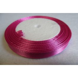 Szatén szalag, 10 mm (méterre) RÓZSASZÍN/PINK