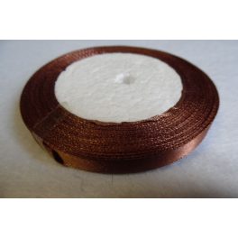 Szatén szalag, 10 mm (méterre) BARNA