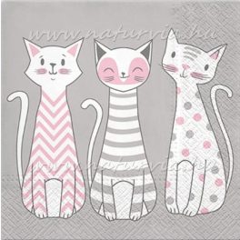 szalvéta ÁLLAT, CICÁK / MACSKÁK 05