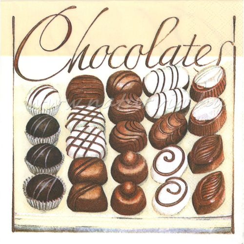 Szalvéta ÉTEL-ITAL, BONBON