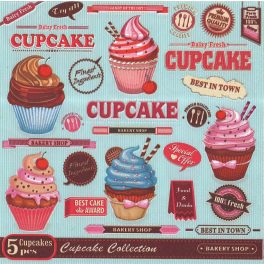 Szalvéta ÉTEL-ITAL, MUFFIN 04.