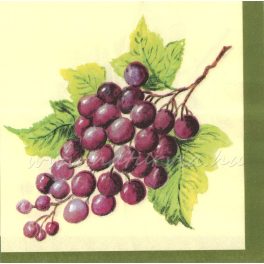 Szalvéta GYÜMÖLCS, SZŐLŐ 01, szőlőfürt