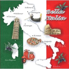 szalvéta, ITALIA / OLASZORSZÁG 02.
