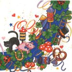 szalvéta ÚJÉV / SZILVESZTER 01