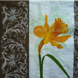 szalvéta VIRÁG, NÁRCISZOK 02