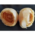 selyemvirág, BOGLÁRKA virágfej, NAGY (6 cm) - NAPSÁRGA