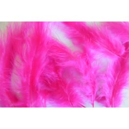 madártoll, PINK / MAGENTA (15 db / csomag) kb. 10 cm