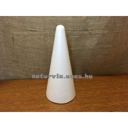 polisztirol (hungarocell) kúp, 7*12,5 cm