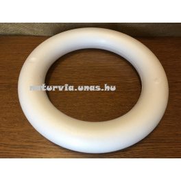 polisztirol (hungarocell) koszorú, 30 cm