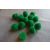 Pom-pom csomag 10 mm, SÖTÉTZÖLD (10 db / csomag)