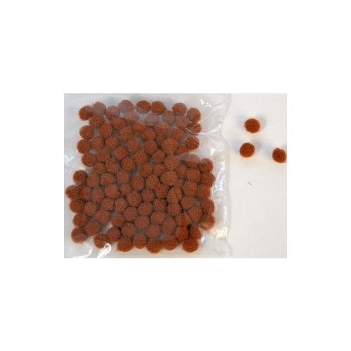 Pom-pom csomag 10 mm, BARNA / VILÁGOSBARNA(50 db / csomag)