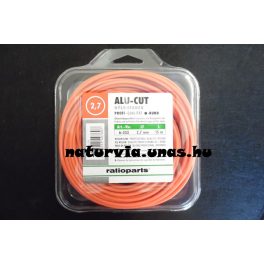   RATIOPARTS ALU-CUT fűnyíró / fűkasza / szegélynyíró damil, vágószál (hatszög) 2,7 mm, (hossza: 15 m)