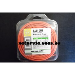   RATIOPARTS ALU-CUT fűnyíró / fűkasza / szegélynyíró damil, vágószál (hatszög) 3 mm, (hossza: 15 m)