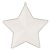műanyag (akril) forma, 2 részes, átlátszó / áttetsző CSILLAG (10 cm) 5ÁGÚ