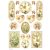 decoupage (dekupázs) rizspapír, MADARAK - LILIOM - GYÖNGYVIRÁG (DFSA4081)