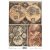 decoupage (dekupázs) rizspapír A4, TÉRKÉP 01. (R0368)