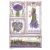 decoupage (dekupázs) rizspapír, VIRÁGOK - PROVENCE-I KERETEK / LEVENDULA 3. (DFSA4364) 