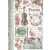 decoupage (dekupázs) rizspapír, ZENE, HANGSZER - HEGEDŰ, KOTTA, HANGJEGY, BŐRÖND, RÓZSA (DFSA4621)
