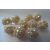 Shamballa strassz gyöngy 10 mm, KRÉM
