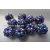 Shamballa strassz gyöngy 10 mm, LILA 3.
