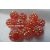 Shamballa strassz gyöngy 12 mm, NARANCSSÁRGA / VÉRNARANCS