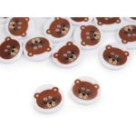 gomb csomag (10 db-os), MACI / MEDVE (15,4 mm)