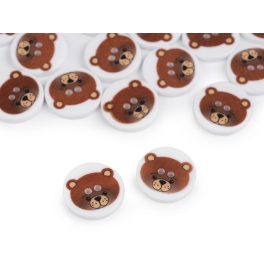 gomb csomag (10 db-os), MACI / MEDVE (15,4 mm)