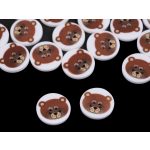 gomb csomag (10 db-os), MACI / MEDVE (15,4 mm)