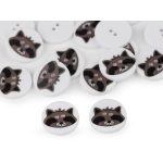 gomb csomag (10 db-os), MOSÓMEDVE (15,4 mm)
