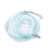 Organza szalagos lánc alap (multiszalag) 44-48 cm, VILÁGOS KÉK / TÜRKIZ / TÜRKISZ színű