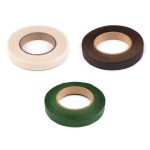 szártakaró / krepp szalag tekercs (12 mm, ~27 m), ZÖLD