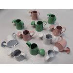 Fém dekoráció - MINI kanna, RÓZSASZÍN - színes bádog