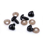 Maciorr, maci orr csomag (12*13 mm) 5 db / csomag, SZÍV alakú FEKETE színű