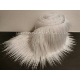   prémium műszőrme tekercs (például manószakállnak) 10 cm * 1,5 méter, HALVÁNY SZÜRKE / EZÜSTSZÜRKE