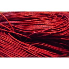   viaszolt szál, viaszos zsinór, kordszál (1 mm vastag) BORDÓ (5 m)