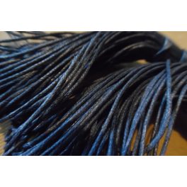   viaszolt szál, viaszos zsinór, kordszál (1 mm vastag) SÖTÉT KÉK (5 m)
